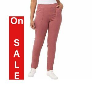 32 Degrees COOL Ladies' Lightweight Twill Pull-On Pant, Garnet Rouge: M, XXL, Ne
